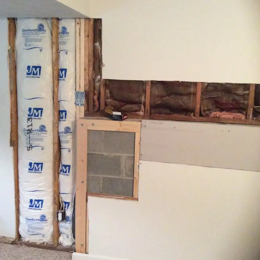 Wall insulation replacement during Odor Removal & Deodorization in Kirkwood